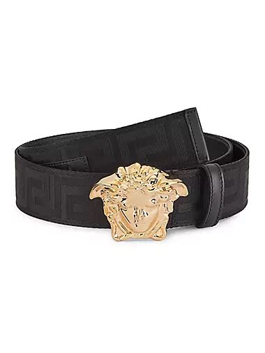 versace belt saks off fifth|Versace leather belt.